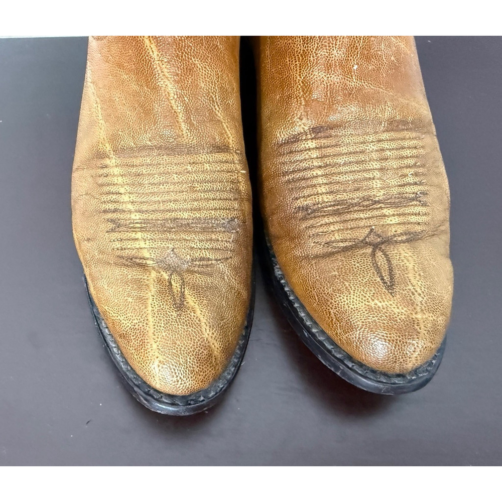 Lucchese 1883 Women's Savannah Mad Dog Goat Leather Boots Size 8.5D Luxury $645 - Picture 3 of 12